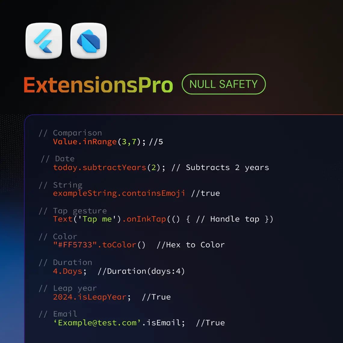Dart Extensions Pro
